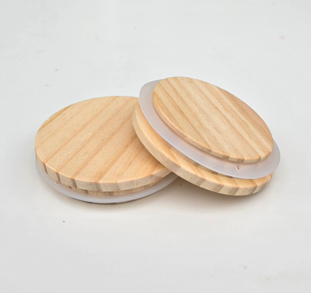 10 oz  LUX Wooden Lid